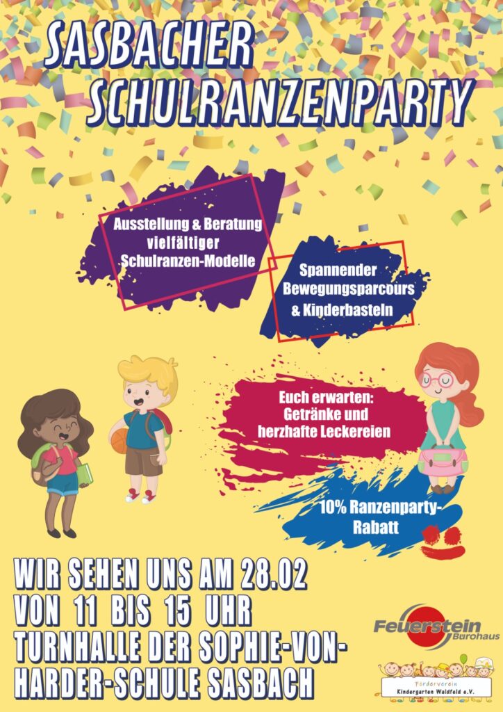 Schulranzenparty 2026